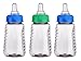 Gerber First Essentials Clearview Bottles with Silicone Nipple in Shades of Blue and Green 5-Ounce, 9 Count