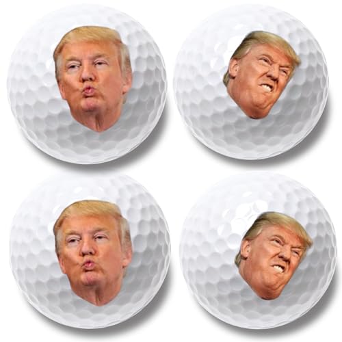 botogift 4 Pcs Funny Golf Balls for Birthday, Father’s Day Christmas Novelty Golfer Gift for Dad...