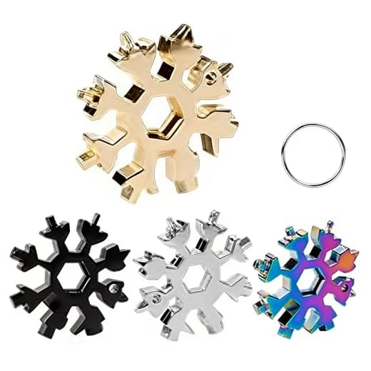 Stocking Stuffers for Men, Multitool Screwdriver Wrench Kit, Gadgets for Men Dad, Gold