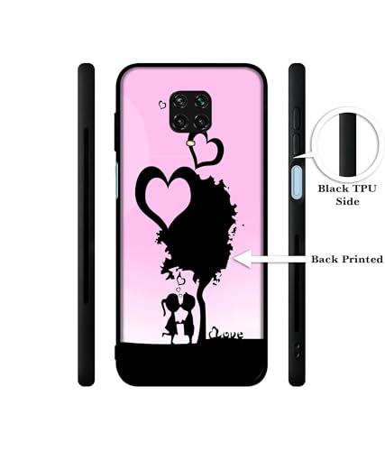 Image of Sweet Love Design Premium 2D Printed Metal Back Case Cover for Mi Redmi Note 9 Pro /Note 9 Pro Max /Poco M2 Pro