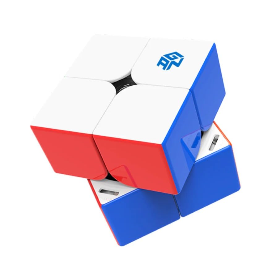 Image of GAN 251 M PRO 2x2 Magnetic Speed Cube | Core Magnets, Adjustable Magnet Strength & Frosted Finish | Premium Stability, Control & Fast Turning Professional Puzzle