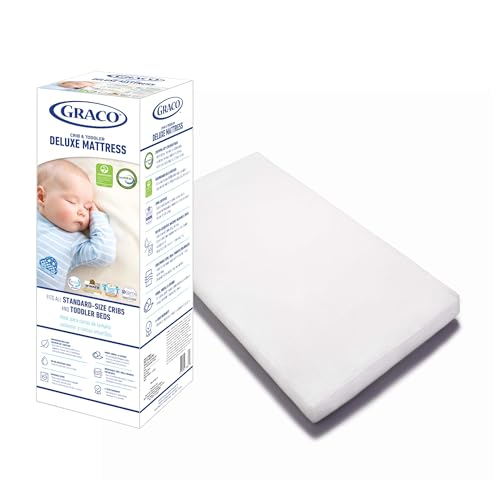 Image of Graco Benton 5 in 1 Convertible Crib with Graco Crib Mattress, Driftwood | GREENGUARD Gold Certified, Converts from Baby Crib to Toddler Bed, Daybed and Full-Size Bed, Includes Graco Crib Mattress