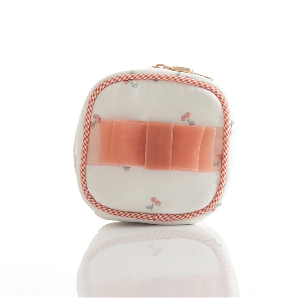 Organisateur bijoux fraise gris clair idéal pour voyage et coiffeuse