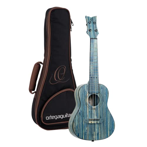 Ukulélé Concert acoustique Ortega Guitars – Série Bamboo – avec housse Deluxe – bambou/stone washed (RUSWB-CC) - Les Beatles, Paul McCartney, John Lennon, RIngo Starr, George Harrison Ukulélé Concert acoustique Ortega Guitars - Série Bamboo - avec housse Deluxe - bambou/stone washed (RUSWB-CC)