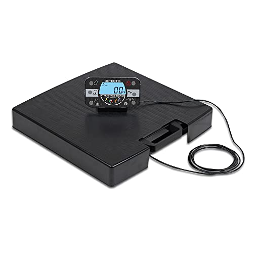 Báscula digital deportiva Detecto con Bluetooth y WiFi miniatura 1