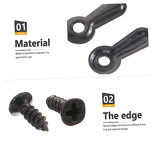 Image of DOITOOL 3sets Picture Hanging Kit Small Nails Sturdy Screws Wood Frame Hanger Home Decor Accessories 200pcs*3