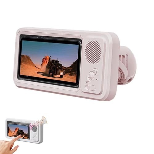Shower Phone Holder Waterproof, 360° Rotation Shower Phone Case with Speaker,Anti-Fog High...