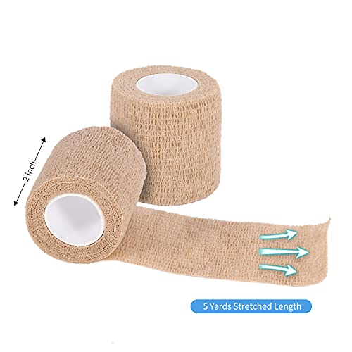 Ivy Medical Care Self Adhesive Bandage Wrap – 6Pcs Medical Tape Vet Wrap Rolls thumb #1