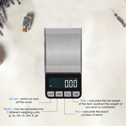 Image of Atom Electronic Pocket Digital Scale 300gms x 0.01gms | Digital Jewellery Scale | Atom A 109 Pocket Scale.
