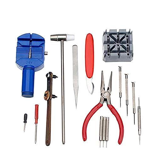 Ferramentas De Reparo De Relógio, Kit De Relojoeiro De Ferramenta De Reparo De Relógio Para Mudança