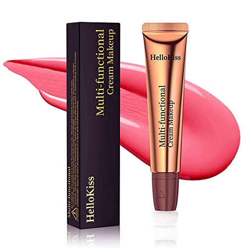 Blush Beauty Wand, Long-Lasting Liquid Blush for Cheeks, weightless Blendable Soft Cream Face Blush, Waterproof High Pigmented Natural Matte Blush Makeup(#10)