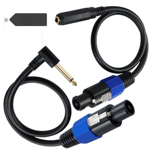 For Speaker Male to 1/4 Ts 6.35mm Male Sound 6.35 Female & Male to Male Mono Audio Cable Mono Speaker Adapter Cable