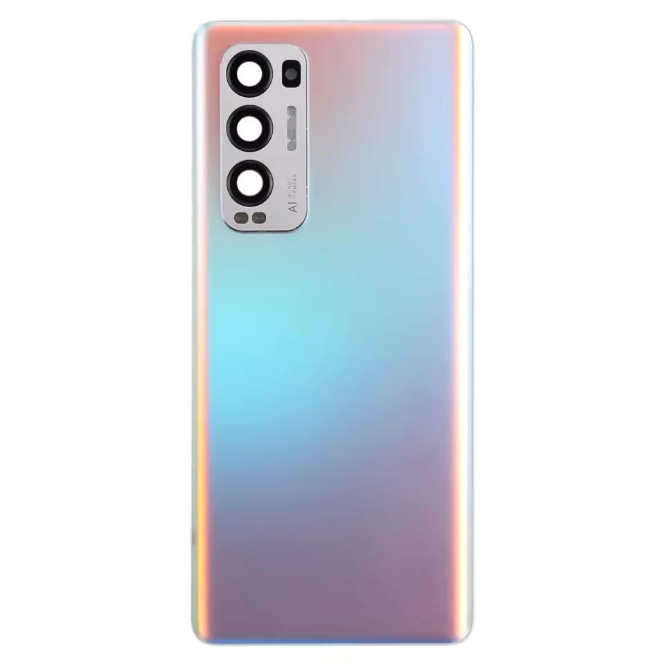 Cover posteriore batteria per Oppo Reno5 Pro+ 5G modello PDRM00/Find X3 Neo modello CPH2207 – Custodia posteriore di ricambio (arancione)