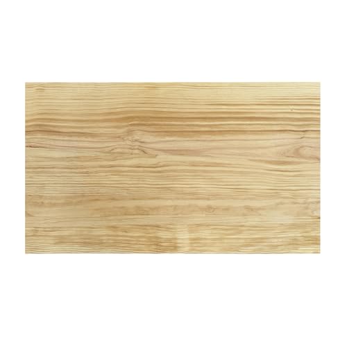 Jahof Tischplatte Rechteckig 120x70 cm, Ersatztischplatte 2,5 cm Dick, Massiv