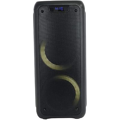 Rockville Rock Party 6 Dual 6.5 200W Peak/50W RMS Battery-Powered Bluetooth Speaker, LED Lights, TWS Pairing, for Parties and Outdoor Events