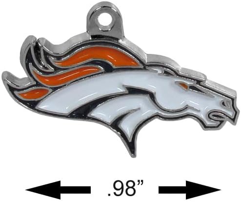 Siskiyou NFL Denver Broncos Chain Necklace with Small Pendant, 20" - Image 4