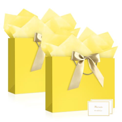 Image of JMANNI Gift Bags with Handles, 14.6 inch Large Gift Bags with Tissue Paper