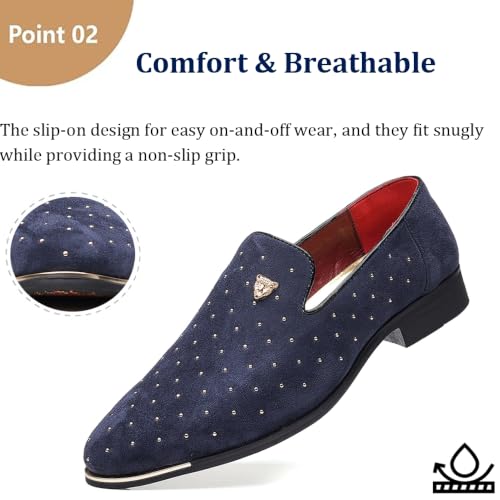Mocasines de cuero genuino estilo business con acabados de alta calidad para caballero 4