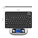 XOKUWU Bluetooth Keyboard and Mouse Set, UK Layout, Ultra-Slim Tablet Keyboard with with Mouse Combos for iPad/Samsung/Lenovo Tablets/Android/Windows/Lap... Computers/Phones, Black