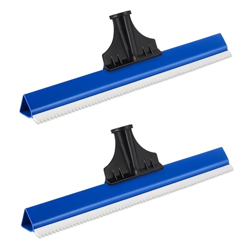 Lanties 2 Pack 16 Inches Epoxy Floor Squeegees Notched Squeegee for Self Leveling Cement Urethane Epoxy Floor Tools