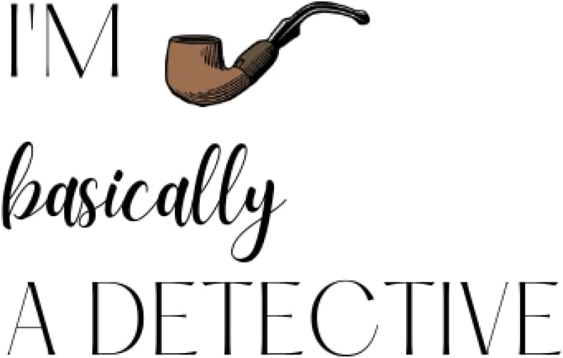 I'M Basically A Detective Blank True Crime Notebook: True Crime Themed Journal, 120 Pages, Ideal For All True Crime Junkies And Murderinos