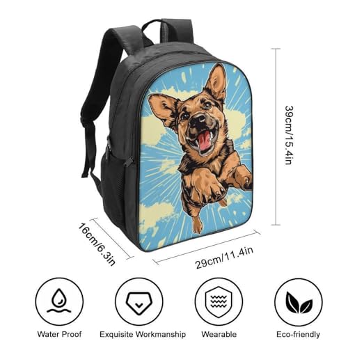Cartable garçon German Shepherd robuste pour stopper l'usure prématurée - 2