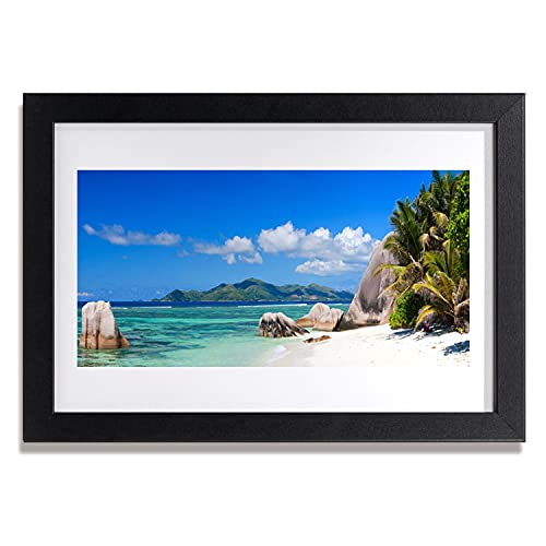 Cadre en MDF de qualité supérieure pour affiche encadrée photo paysage de plage 30x20 cm