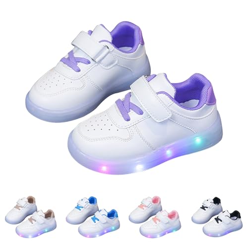 Sneakers for Kids Boys Girls Non-Slip Lace Up Adjustable Strap Lightweight Breathable Sports Shoes Athletic Shoes