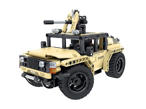 Voiture télécommandée hors route militaire iM.Master 370 pièces style Technic