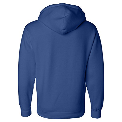 Independent Trading Co. mens Hooded Pullover Sweatshirt (IND4000) Royal L3