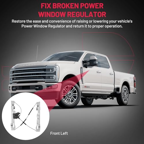 Image of BDFHYK 751-600 Power Window Regulator with Motor Front Left for 2011-2014 F-150 Lincoln Mark LT 2011 2012 2013 2014 11 12 13 14