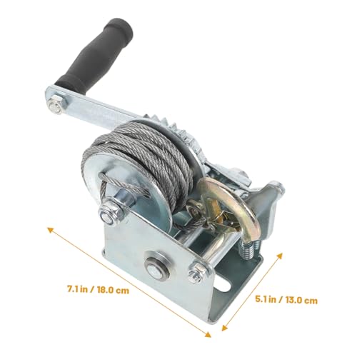 Winche manual con cable de acero para manejo pesado miniatura 2