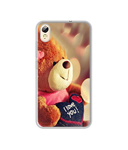Image of Amazon Brand - Solimo Designer Teddy Bear UV Printed Soft Back Case Mobile Cover for Tecno i3 Pro