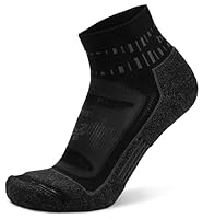 Balega Unisex Socks for Men and Women (1 Pair) Balega Blister Resistant Quarter, Schwarz, L EU