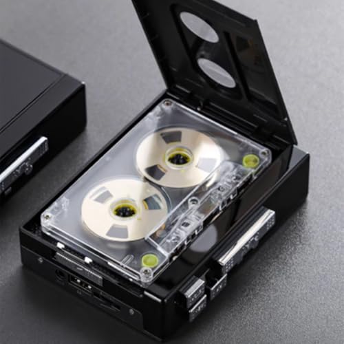 SIXRUN Kassettenspieler, MP3 Kassettenspieler mit Auto Reverse und FM-Radio, USB-Kassette zu MP3 Konverter für Vintage-Musikliebhaber und Band-Digitalisierung (A)