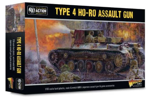 Pistolet samobieżny typu 4 Ho-Ro - model czołgu w skali 1:56/28 mm do działania śrubowego od Warlord Games - bardzo szczegółowe miniatury z II wojny światowej do gier wojennych stołowych