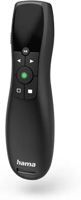 Presentador con Puntero Láser Verde - Mando Presentación 4 en 1 Inalámbrico USB