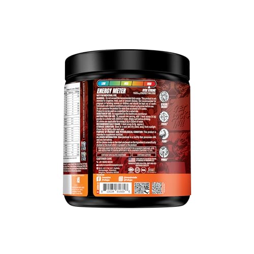 Image of HYDE Xtreme - Hard Hitting Energy Pre Workout Supplement | Caffeine, Beta-alanine, Creatine HCl, L-arginine | For Muscle Pump, Vascularity, Strength and Focus | 30 servings, 195g (Fruit Punch)
