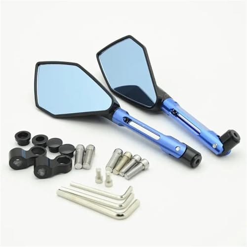 Espejos de manillar de aluminio contra vibraciones en Hornet y MT09 2
