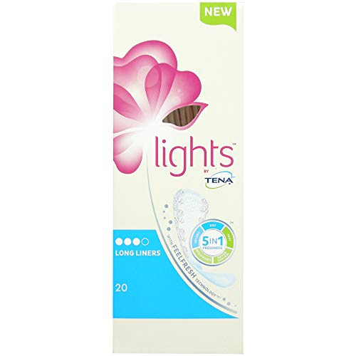 Lights by TENA Long Liners (8 Packs of 20)