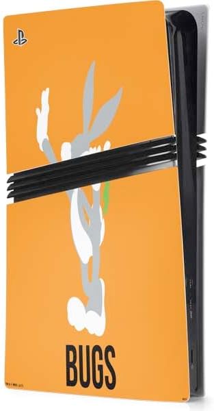 Skinit Decal Gaming Skin Compatible with PS5 Pro Console - Officially Licensed Looney Tunes Retro Bugs Bunny Design