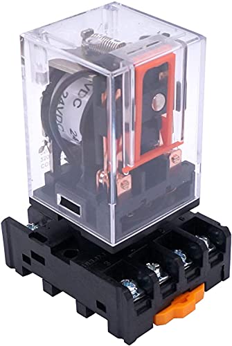 Relais de puissance 12V 8 broches DPDT avec prise de terminal pour automatisme