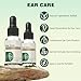Ear Care Drops Gentle Formula 2PCS, Natural Ingredients, Relieve Tinnitus by Unblocking Secretions for Daily Ear Hygiene, Easy to Use & Portable for Men & Women