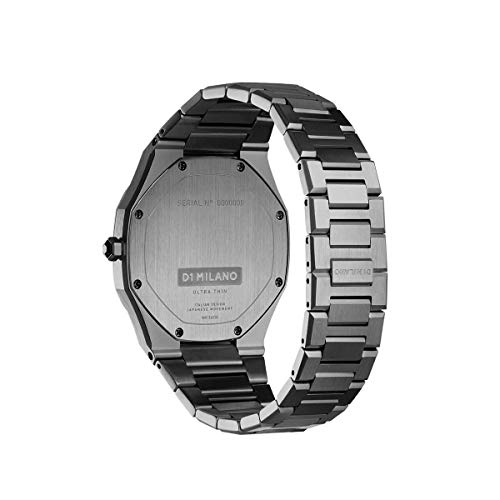 D1 Milano Stainless Steel Analog Black Dial Men Watch-Utbj15, Black Band - Image 3