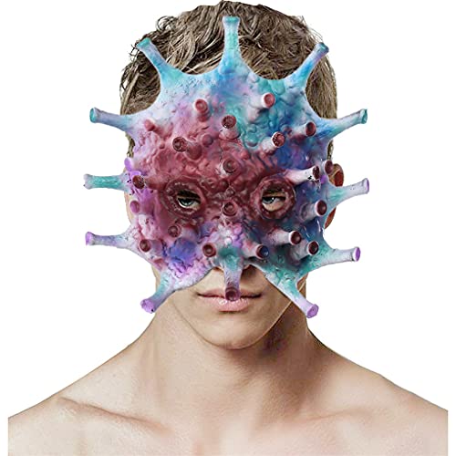 Gecter Horror Costume Headgear, Realistic Latex Mask Halloween Costumes Cosplay Accessorie (Purple) Gecter Horror Costume Headgear, Realistic Latex Mask Halloween Costumes Cosplay Accessorie (Purple)