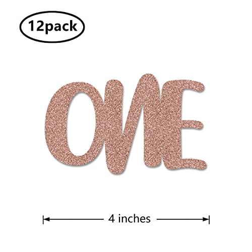 Décoration de table or rose double face lot de 12 centre de table anniversaire - 3