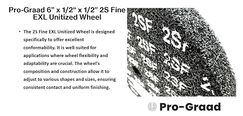 exl unitized wheel silicon carbide 634 diameter x 1234 wide x 1234 arbor 2s fine  13719  pack of 1
