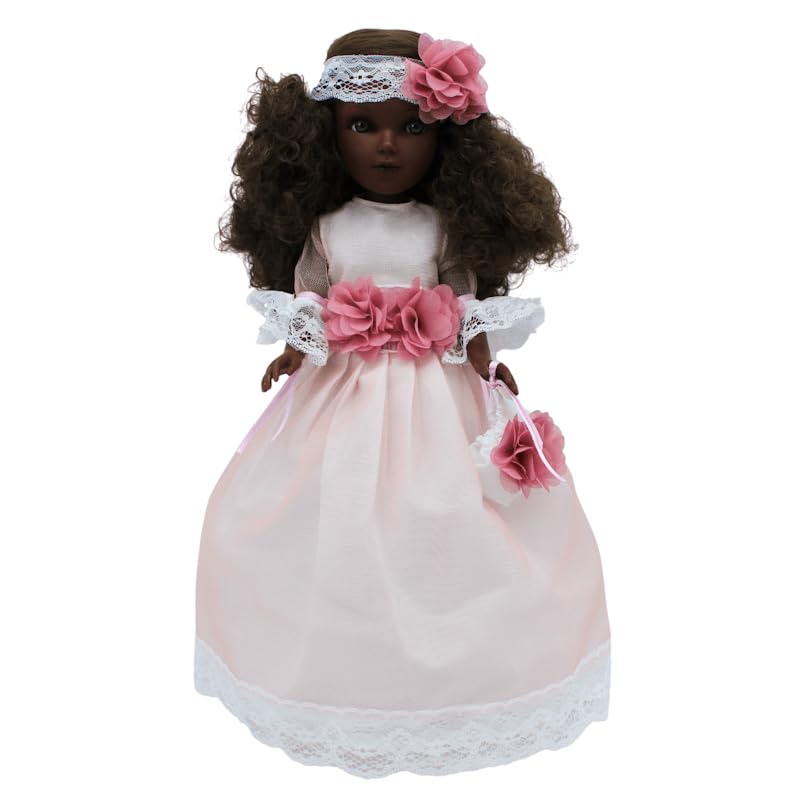FOLK Muñeca comunión mulata Mari's Artesanía Original 41 cm. colección Vidal Rojas Dolls Vestido Largo Lujo