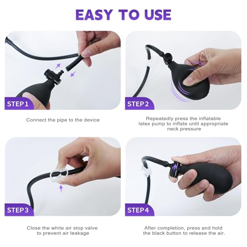 Image of Neck Stretcher,Inflatable Cervical Traction Neck Device,Neck Relief Tool,Adjustable Cervical Brace, Home Use Cervical Brace for Neck Decompression