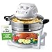 NutriChef Air Fryer, Infrared Convection Oven, Halogen Oven Countertop, Healthy Cooking, Stainless Steel, 13 Quart 1200W, Prepare Quick Healthy Meals, Great for French Fries & Chips, White (PKAIRFR48)